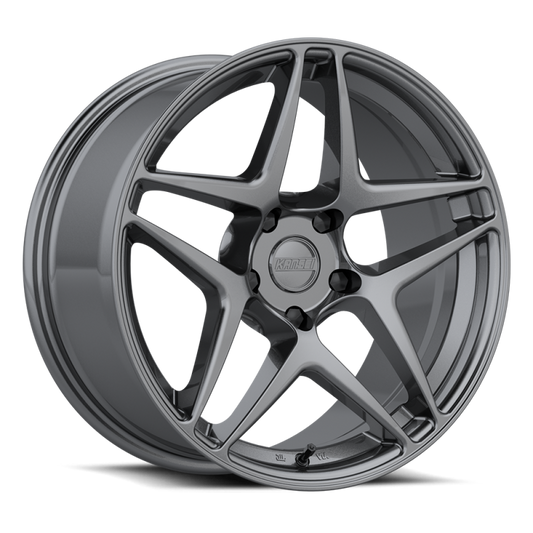 Kansei K15G Astro 18x10.5in / 5x100 BP / 12mm Offset / 73.1mm Bore - Gunmetal Wheel