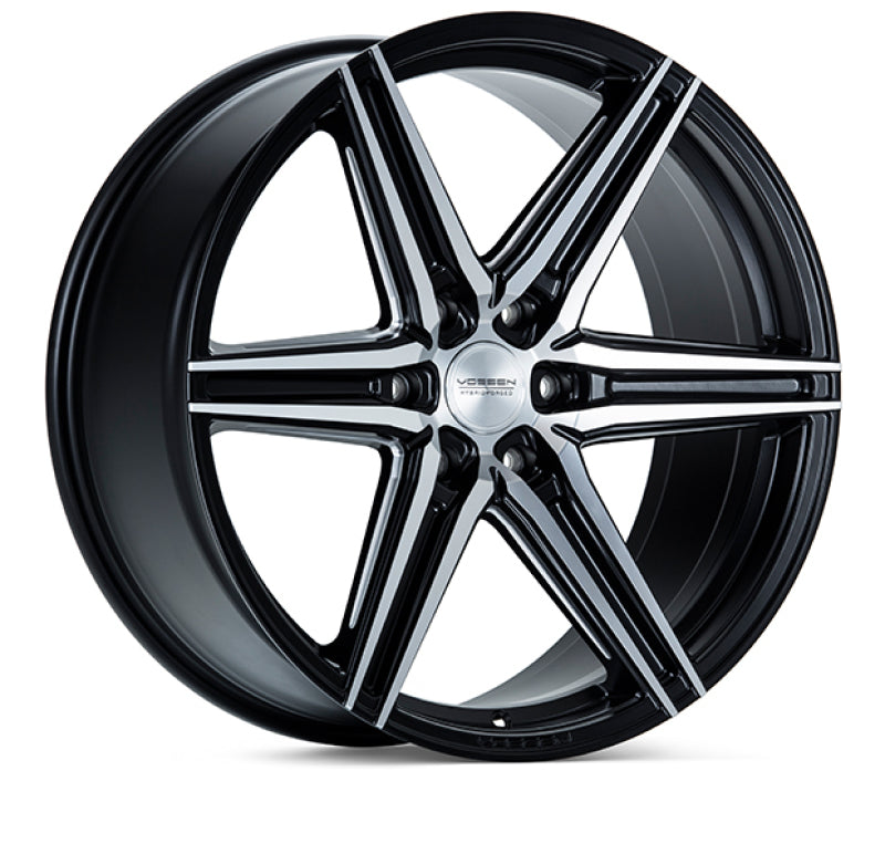 Vossen HF6-2 22x9.5 / 6x135 / ET20 / Deep Face / 87.1 - Brushed Matte Black Wheel