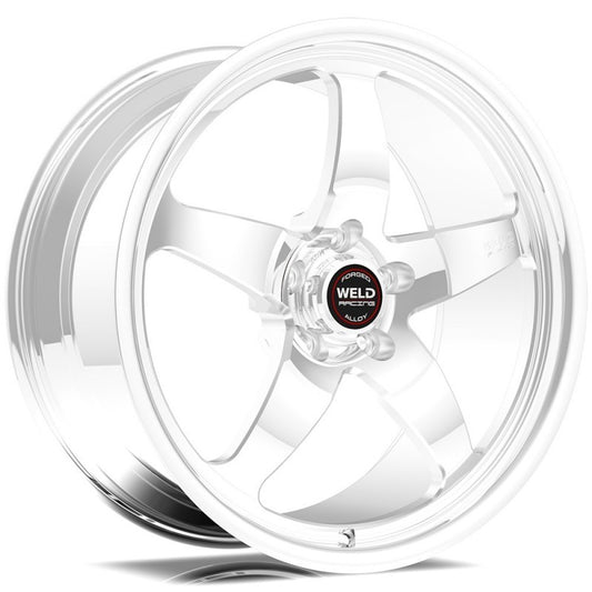 Weld S71 20x10.5 / 5x115mm BP / 5.3in. BS Polished Wheel (High Pad) - Non-Beadlock