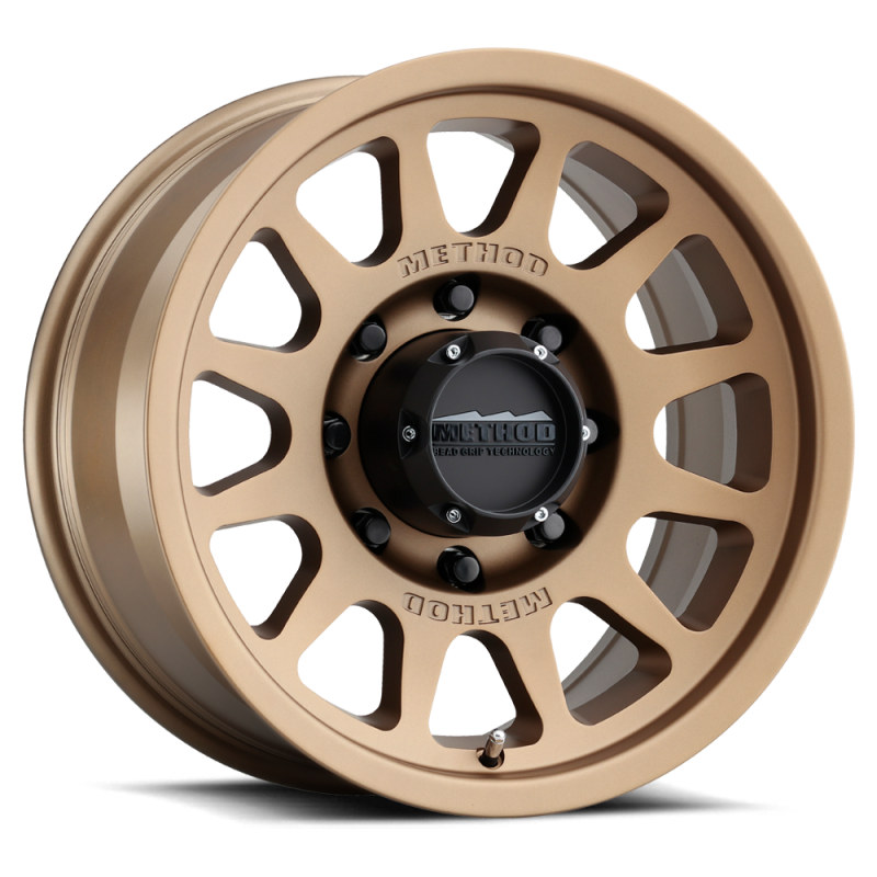 Method MR703 17x8.5 0mm Offset 8x6.5 130.81mm CB Method Bronze Wheel