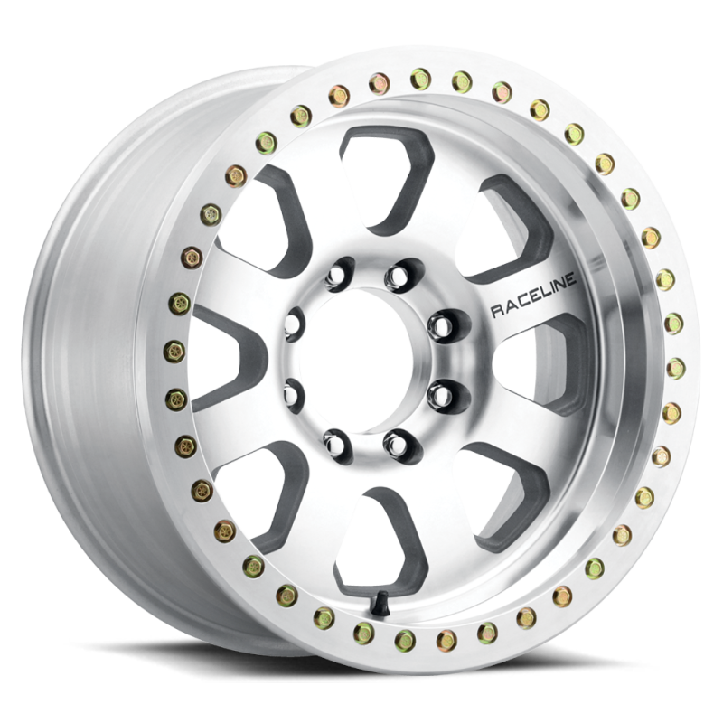 Raceline RT260M Avenger 17x9in / 5x139.7 BP / 0mm Offset / 107.95mm Bore - Machined Beadlock Wheel