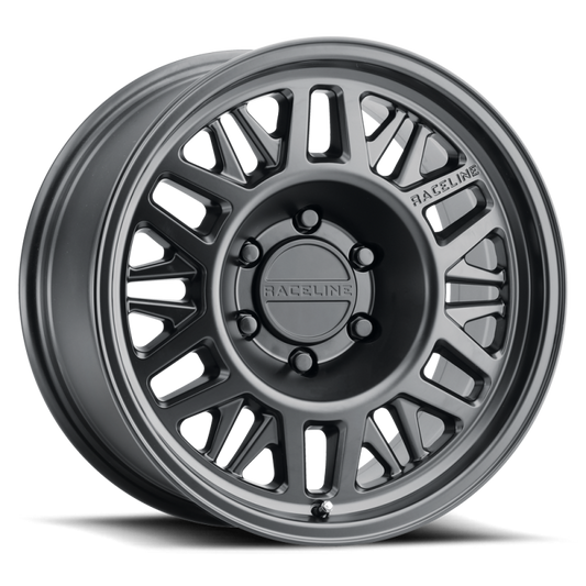 Raceline 451B Ryno 17x8.5in / 6x139.7 BP / 0mm Offset / 106.1mm Bore - Satin Black Wheel