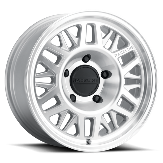 Raceline 451MC Ryno 17x8.5in / 5x127 BP / 0mm Offset / 78.1mm Bore - Machined Wheel