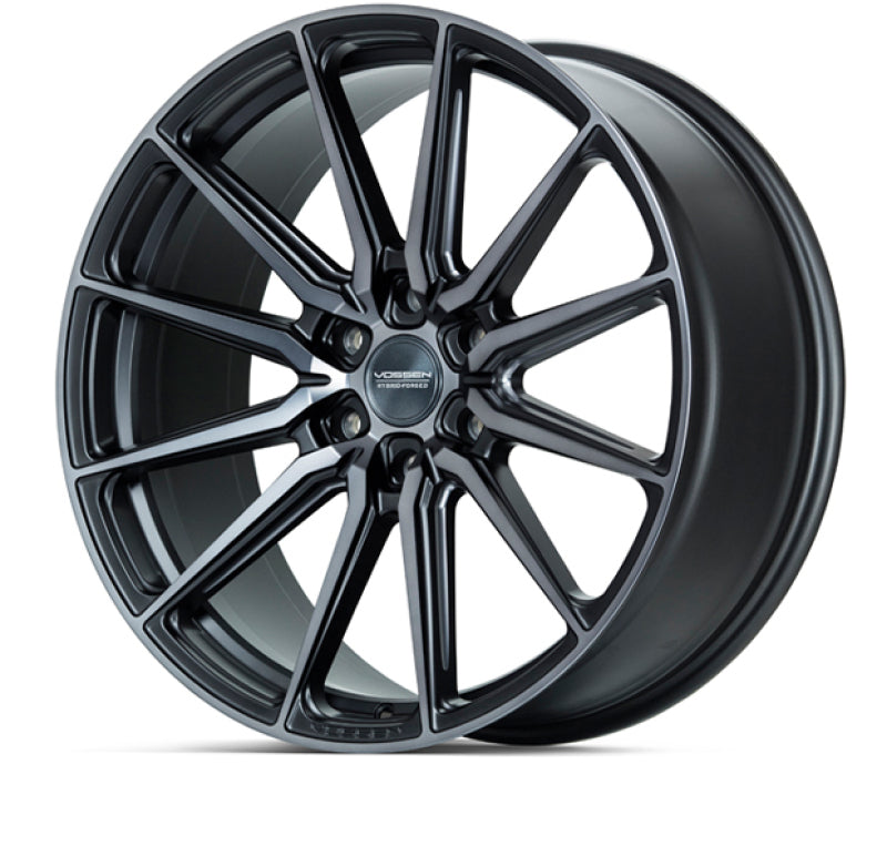 Vossen HF6-1 24x10 / 6x135 / ET25 / Deep Face / 87.1 - Tinted Matte Gunmetal Wheel