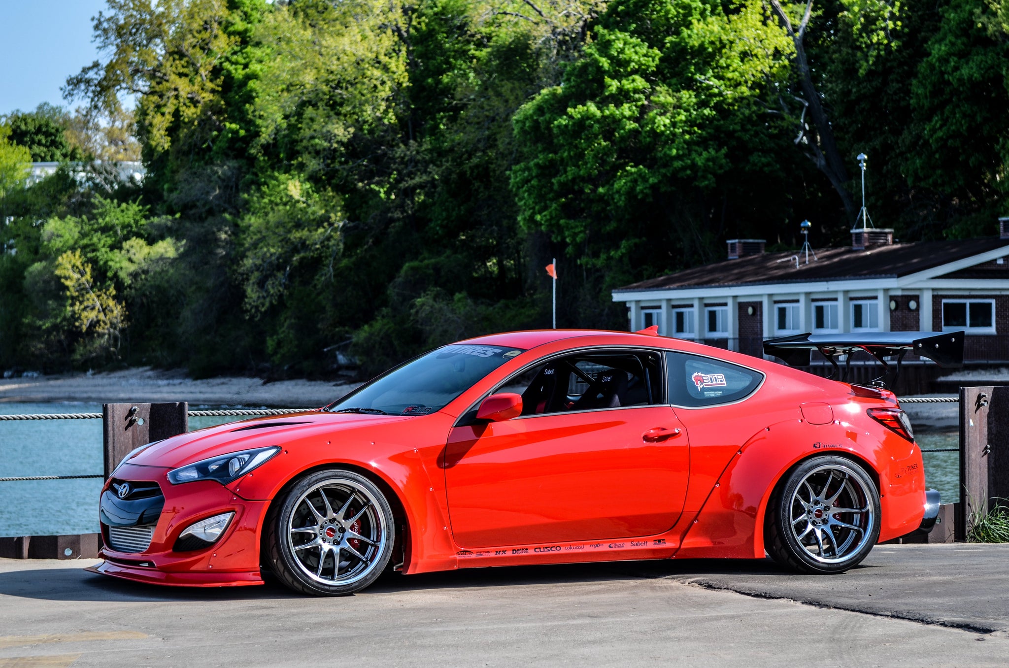 Remake 2013-14 Hyundai Genesis Coupe Wide Body Kit (Fender Flares Only ...