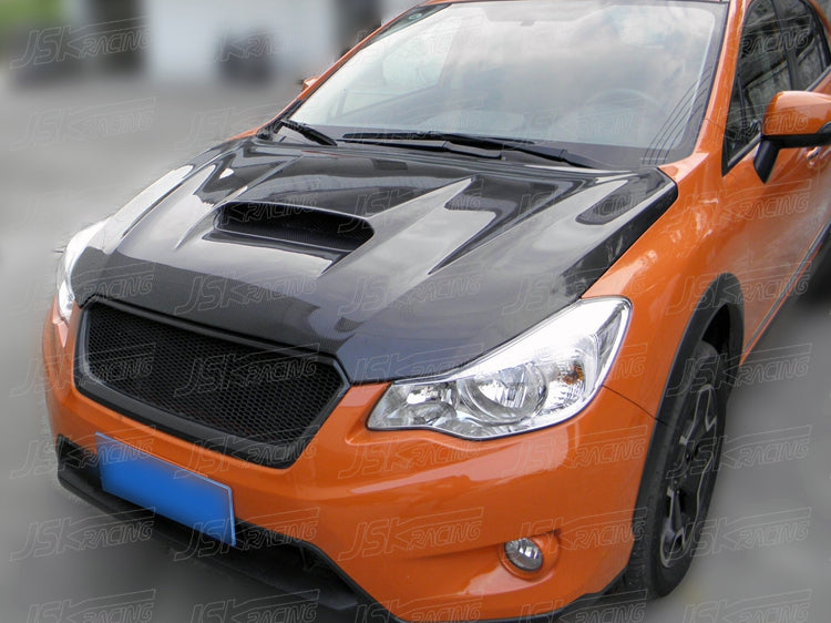 JSK Racing 2013-17 Subaru XV STI Style Carbon Fiber Hood