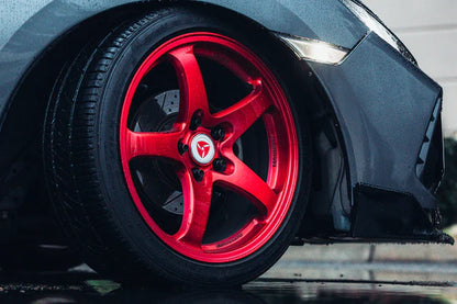 Ark Performance AB-5SP Flow Forged Wheel |CANDY RED | 18x10.5 | Offset 35| PCD 5x112 | Centerbore 66.6