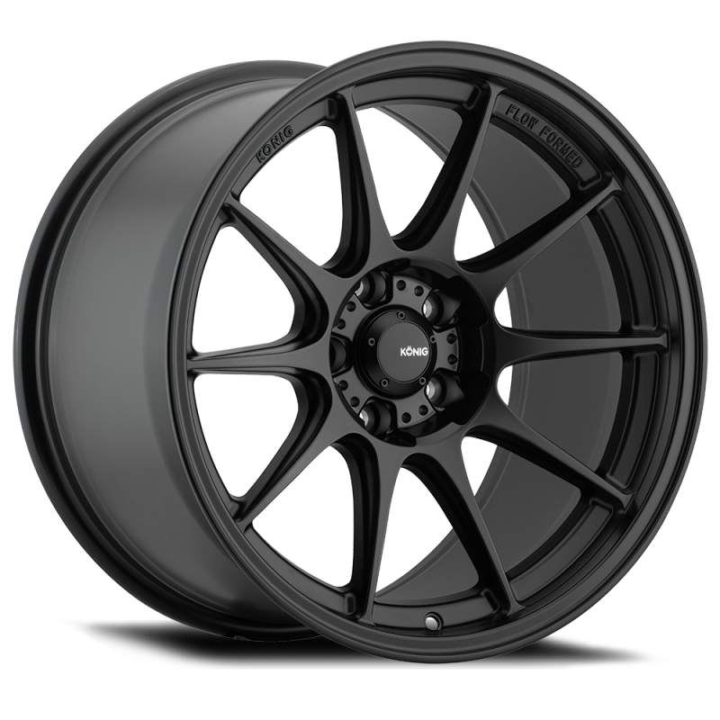 Konig Dekagram 18x8.5 5x100 ET44 Semi-Matte Black