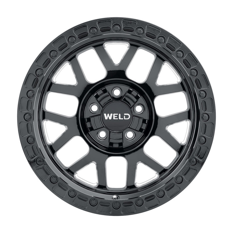 Weld Off-Road W105 17X10 Cinch 6X135 6X139.7 ET-25 BS4.50 Satin Black MIL / Gloss Black 106.1