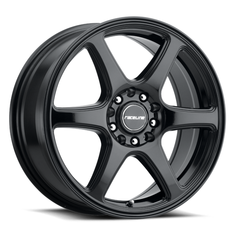 Raceline 146B Matrix 16x7in / 5x112/5x120 BP / 40mm Offset / 74.1mm Bore - Gloss Black Wheel