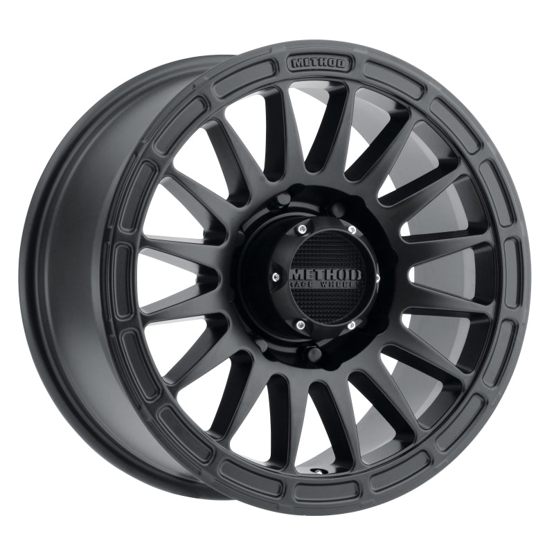 Method MR314 17x8.5 0mm Offset 8x6.5 130.81mm CB Matte Black Wheel