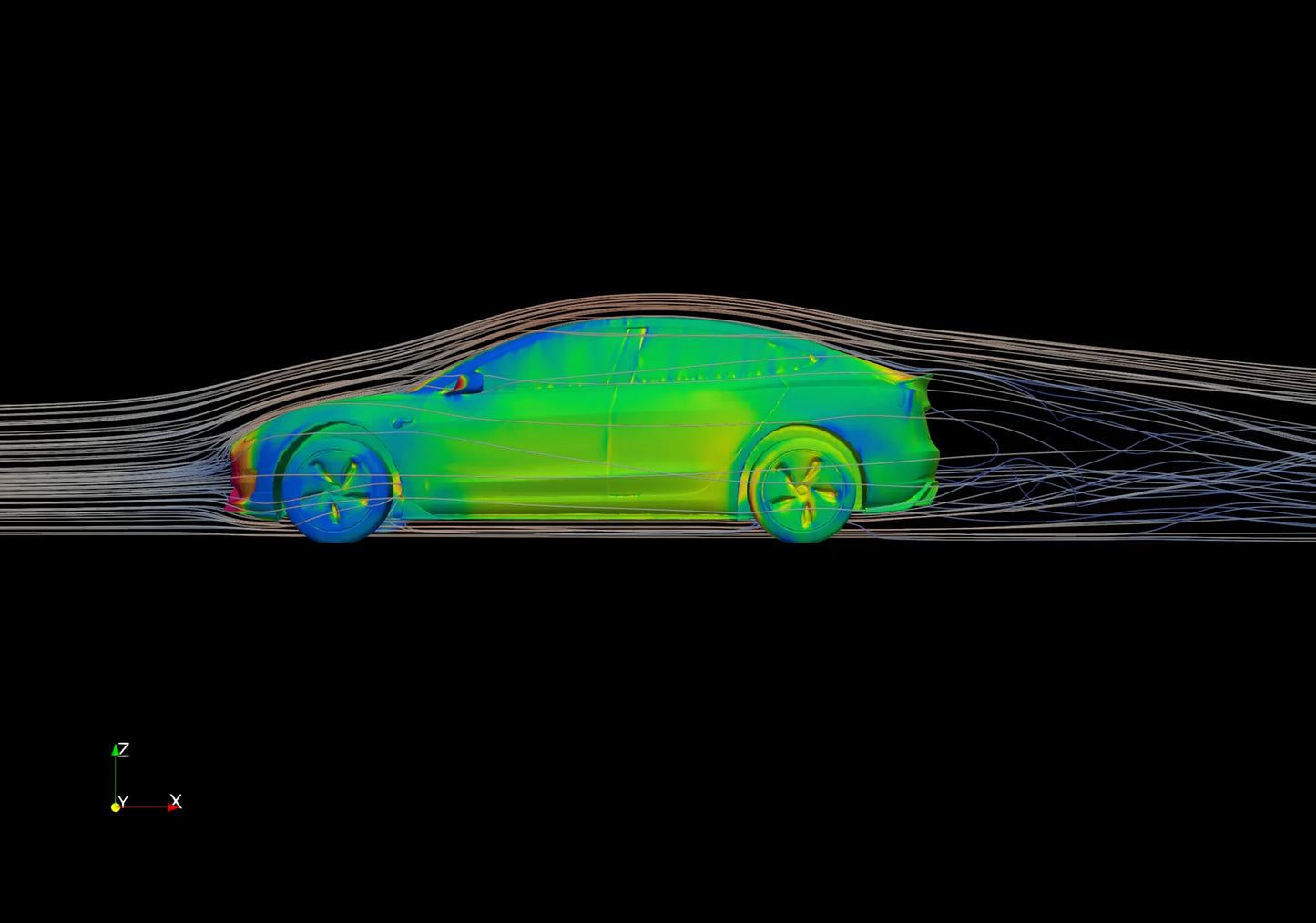 ADRO TESLA MODEL 3 PREMIUM PREPREG CARBON FIBER FRONT LIP