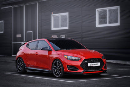 ADRO HYUNDAI VELOSTER TURBO & N CARBON FIBER FRONT LIP V1