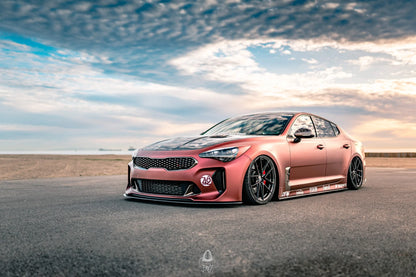 ADRO KIA STINGER CARBON FIBER FRONT LIP V1