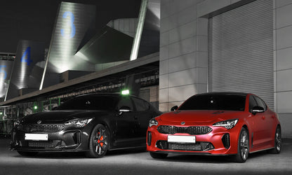 ADRO KIA STINGER CARBON FIBER FRONT LIP V1