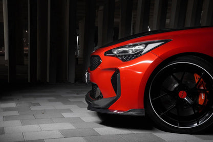 ADRO KIA STINGER CARBON FIBER FRONT LIP V2