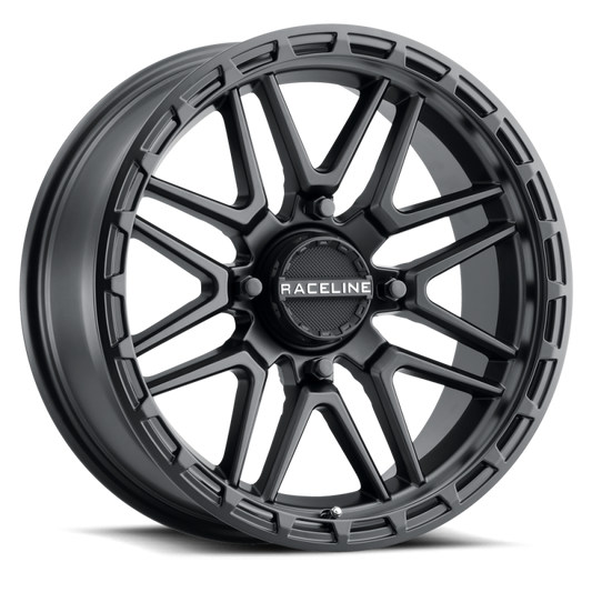 Raceline A11B Krank-Xl 20x7in / 4x137 BP / 0mm Offset / 110.18mm Bore - Satin Black Wheel