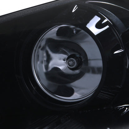 Spec D 2010-2012 Hyundai Genesis Coupe R8 Style LED Strip Projector Headlights (Glossy Black Housing/Smoke Lens)