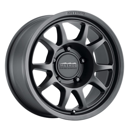 Method MR702 17x8.5 0mm Offset 5x5 71.5mm CB Matte Black Wheel