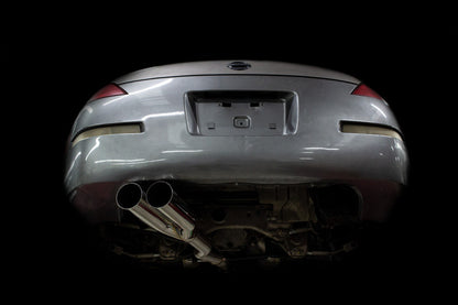 ISR Performance EP (Straight Pipes) Dual Tip Exhaust 4in - Nissan 350Z