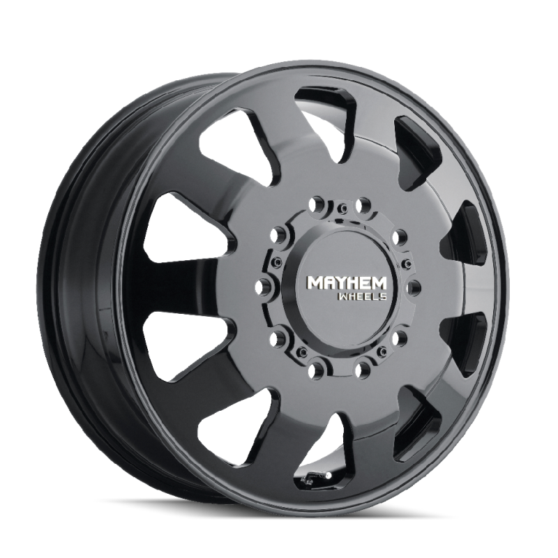 Mayhem 8181 Challenger Dually 22x8.25 / 10x285 BP / 169mm Offset / 220.1mm Hub Full Black Wheel