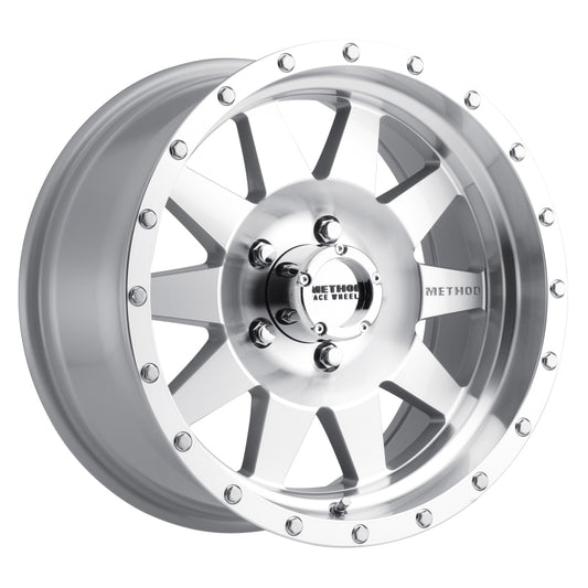 Method MR301 The Standard 17x9 -12mm Offset 5x5.5 108mm CB Machined/Clear Coat Wheel