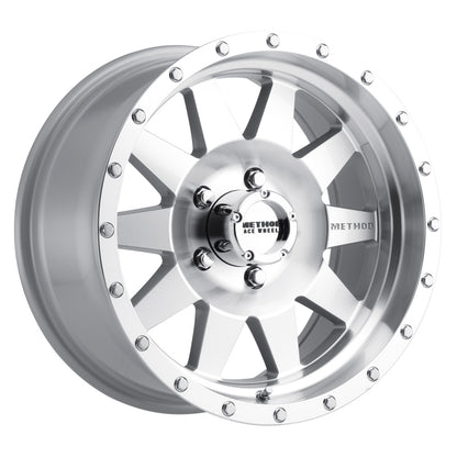 Method MR301 The Standard 17x8.5 0mm Offset 5x5 94mm CB Machined/Clear Coat Wheel