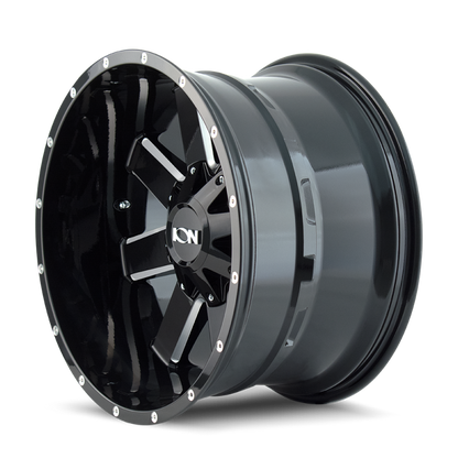 ION Type 141 20x9 / 5x127 BP / 0mm Offset / 87mm Hub Gloss Black Milled Wheel