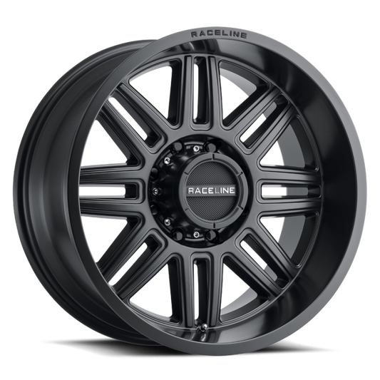 Raceline 948B Split 20x9in / 8x170 BP / 18mm Offset / 125.2mm Bore - Satin Black Wheel