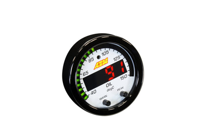 AEM X-Series Temperature 100-300F Gauge Kit (ONLY Black Bezel and Water Temp. Faceplate)