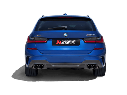 Akrapovic 20-22 BMW M340i (G20, G21) Slip-On Line (Titanium) (Requires BMW Part #18308686640)