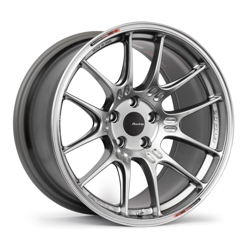 Enkei GTC02 19x9.5 5x112 45mm Offset 66.5mm Bore Hyper Silver Wheel