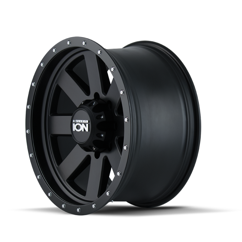 ION Type 134 20x9 / 8x170 BP / 0mm Offset / 130.8mm Hub Matte Black/Black Beadlock Wheel