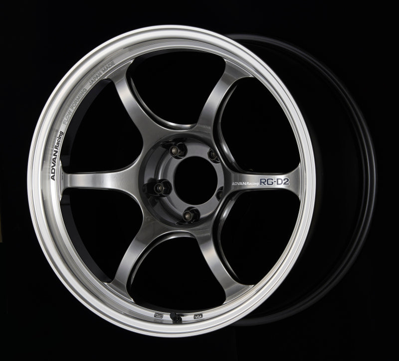 Advan RG-D2 18x10.5 +35 5-120 Machining & Racing Hyper Black Wheel