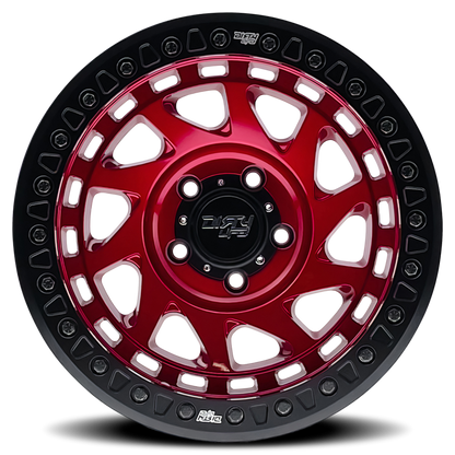 Dirty Life 9313 Enigma Race 17x9 / 6x135 BP / -12mm Offset / 87.1mm Hub Crimson Candy Red Wheel