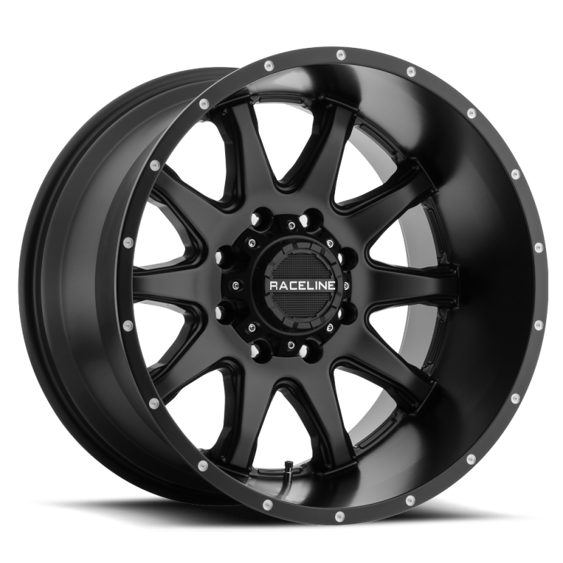 Raceline 930B Shift 17x9in / 6x139.7 BP / -12mm Offset / 106.1mm Bore - Satin Black Wheel