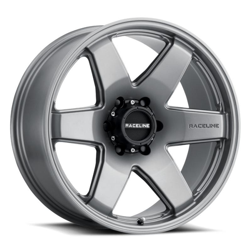 Raceline 942GS Addict 17x9in / 6x139.7 BP / 0mm Offset / 106.1mm Bore - Greystone Wheel