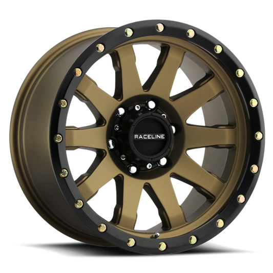 Raceline 934BZ Clutch 20x10in / 5x150 BP / -19mm Offset / 110.3mm Bore - Bronze Wheel