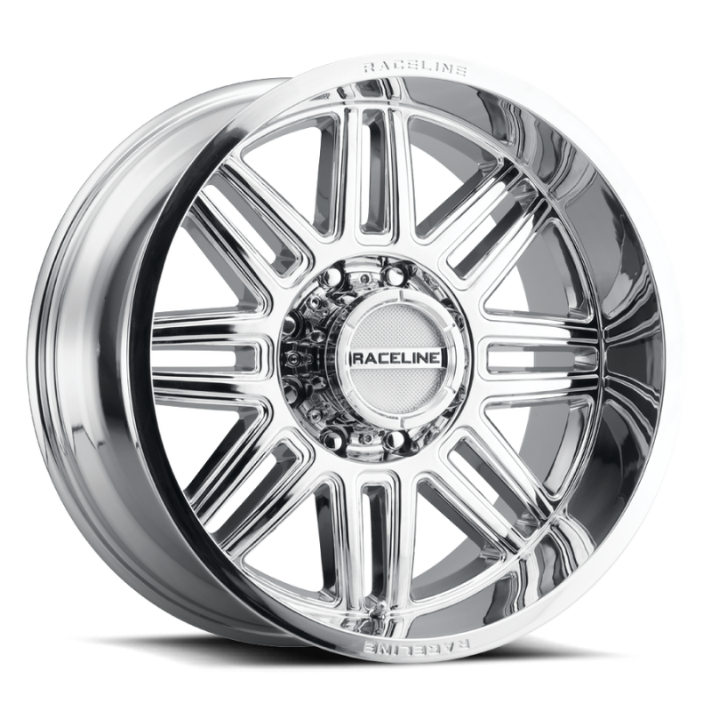 Raceline 948C Split 20x10in / 8x165.1 BP / -19mm Offset / 125.2mm Bore - Chrome Wheel