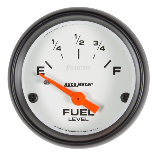 Autometer Phantom Gauge Fuel Level 2 1/16in 73e To 10f(Aftermarket Linear) Elec Phantom