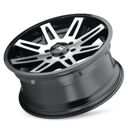 ION Type 142 20x9 / 8x165.1 BP / 18mm Offset / 130.8mm Hub Black/Machined Wheel