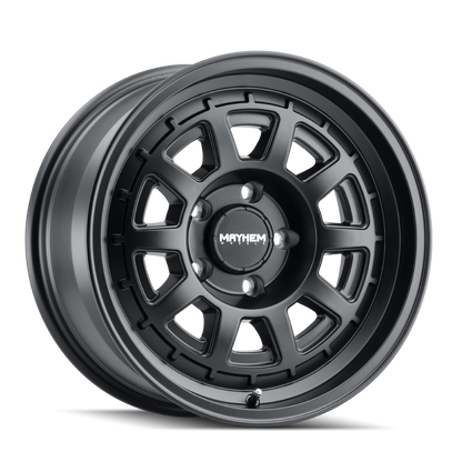 Mayhem 8303 Voyager 17x8 / 5x100 BP / 38mm Offset / 56.1mm Hub Matte Black Wheel