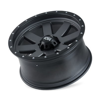 ION Type 134 20x9 / 6x139.7 BP / 18mm Offset / 106mm Hub Matte Gunmetal/Black Beadlock Wheel