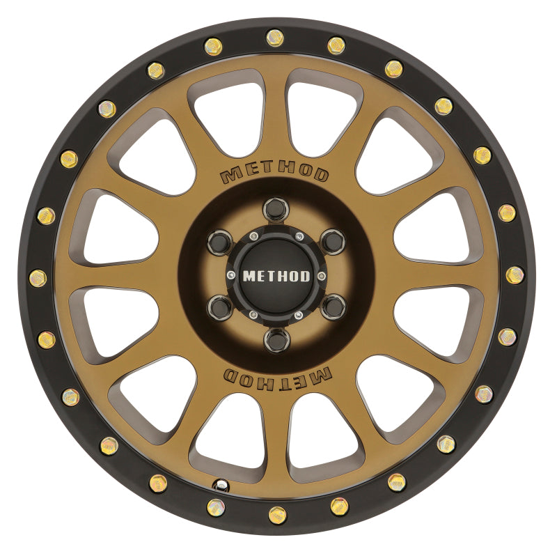 Method MR305 NV 17x8.5 0mm Offset 6x5.5 108mm CB Method Bronze/Black Street Loc Wheel