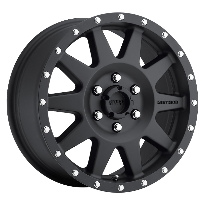 Method MR301 The Standard 17x7.5 +50mm Offset 6x130 84.1mm CB Matte Black Wheel