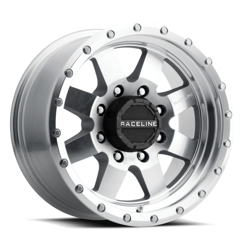 Raceline 935MC Defender 17x9in / 8x170 BP / 0mm Offset / 130.81mm Bore - Machined Wheel