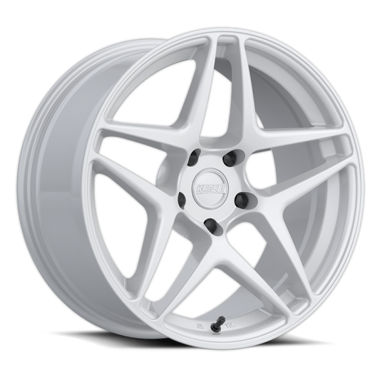 Kansei K15W Astro 18x10.5in / 5x114.3 BP / 12mm Offset / 73.1mm Bore - Gloss White Wheel