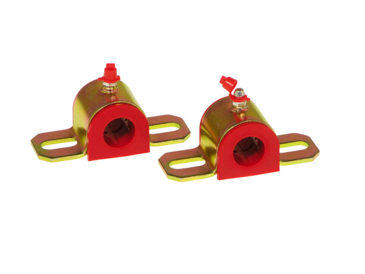 Prothane Universal Greasable Sway Bar Bushings - 19MM - Type A Bracket - Red