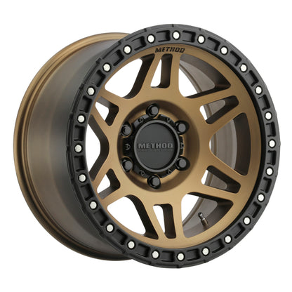 Method MR312 17x8.5 0mm Offset 6x135 87mm CB Method Bronze/Black Street Loc Wheel