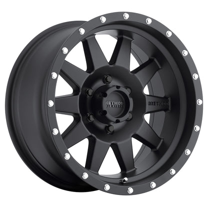 Method MR301 The Standard 17x8.5 +25mm Offset 6x4.5 83mm CB Matte Black Wheel